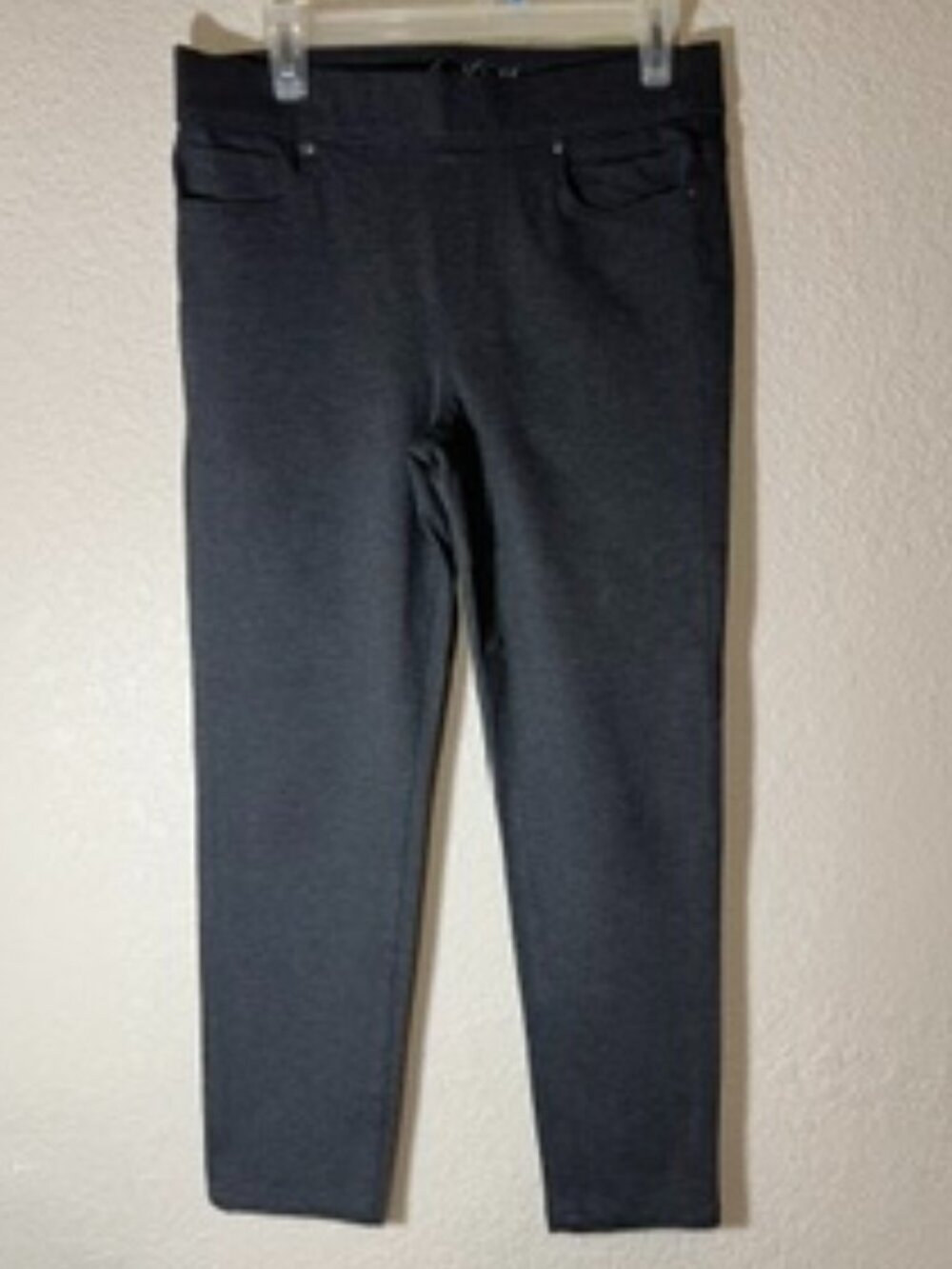Gloria Vanderbilt All Around Slumming Effect Avery Heather Grey pants #2113